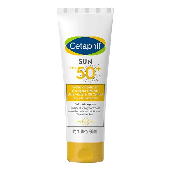 Cetaphil Sun Oil Control Fps 50 Gel Ligero Para Piel Mixta