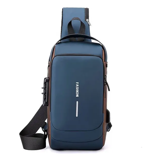 Morral Mochila Bandolera Cruzada Con Codigo Y Usb K7110