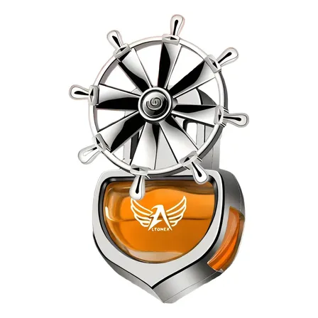 Difusor Aromatizador Ambiente Carro Solar Rotativo Automátic Laranja Básica-colônia