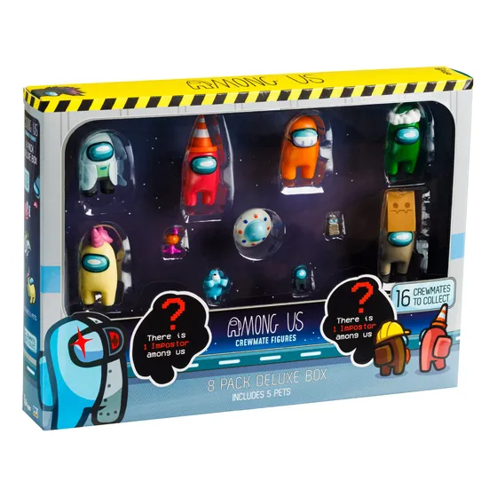 Pack De Figuras De Acción Among Us Serie 3 Y 8 Juguetes Cole