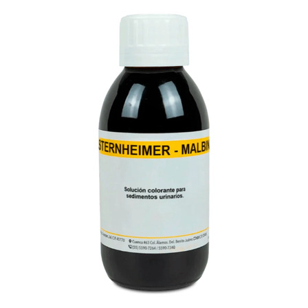 Tincion Colorante De Sternheimer-malbin Para Sedimento 100ml Tincion Colorante De Sternheimer-malbin Para Sedimento 100ml
