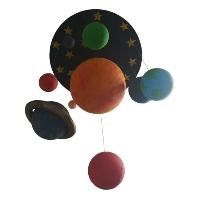 Kit Sistema Solar Em Isopor Maquete Escolar