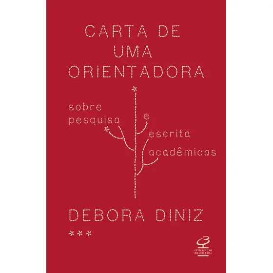 Carta De Uma Orientadora: Sobre Pesquisa E Escrita Acadêmica, De Debora Diniz., Vol. 1. Editorial Civilização Brasileira, Capa Mole, Edição 1 Em Português, 2024
