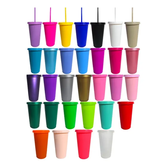 Vaso Bachelor 20 Pza Popote Reusable Fiesta 16oz 