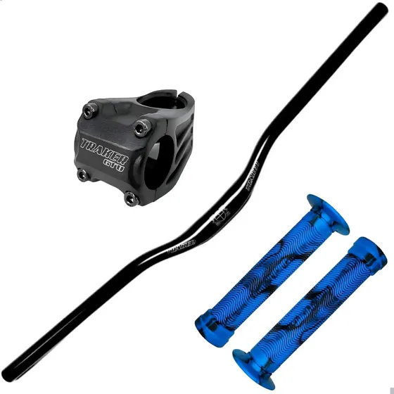 Guidao Bicicleta 31.8x720mm+ Mesa Suporte+ Manopla Gios Mtb