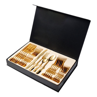 24 / Set Cubiertos De Lujo Cuchillo De Carne Tenedor Y 24 / Set Cubiertos De Lujo Cuchillo De Carne Tenedor Y