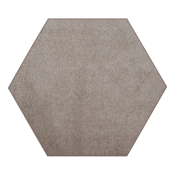 Alfombra Hexagonal Beige Para Mascotas 5 Pies Resistente Man