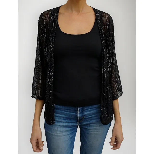 Saco Chaqueta Tolera Torera Spolverino Noche Fiesta Mujer