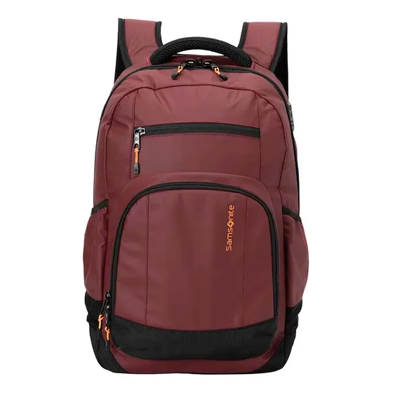 Mochila Samsonite Backpack Ignition Bravo Portalaptop 17 Color Dark Burgundy Diseño De La Tela Lisa