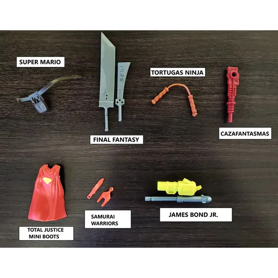 Accesorios Juguetes 90s Cazafantasmas James Bond Tortugas