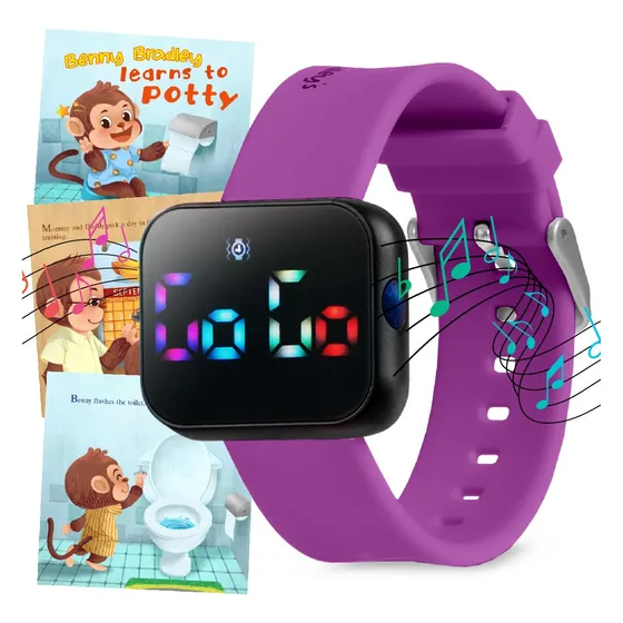 Reloj De Entrenamiento V2 Resistente Al Agua Para Niñas Y Ni