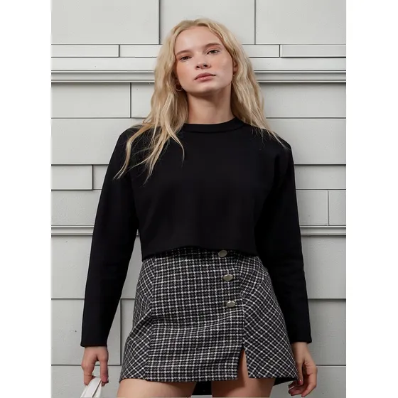 Saco Mujer Seven C/r Negro Viscosa 28330629-10