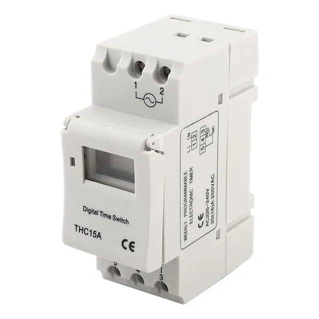 Temporizador Digital Timer Rele Din Automatico 220v