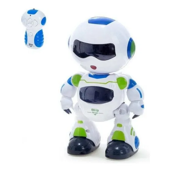 Robot A Control Remoto Para Niños Luces Sonido Movimiento