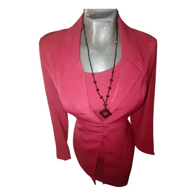 Vestido Importado  (vestido Y Chaqueta A Juego)  Talla S.