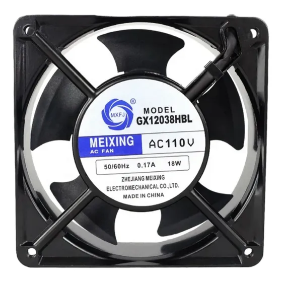 Fan Cooler Extractor Ventilador 110v 12cms X 12cms X 3,8cms
