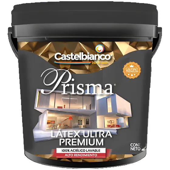 Castelbianco Latex Acrilico Lavable X 20 Lts Linea Premium