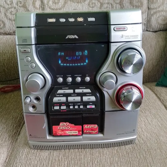 Mini System Aiwa Cx-jn3 (leia A Descrição) Prateado 120 W