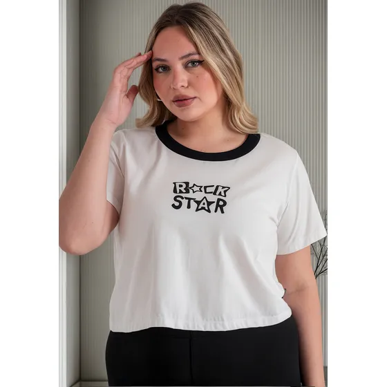 Remera Talles Grandes Mujer Algodon Con Lycra | Teis Ind