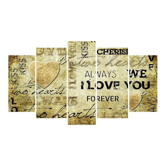 Cuadros Decorativos  Para Hogar   De   Love