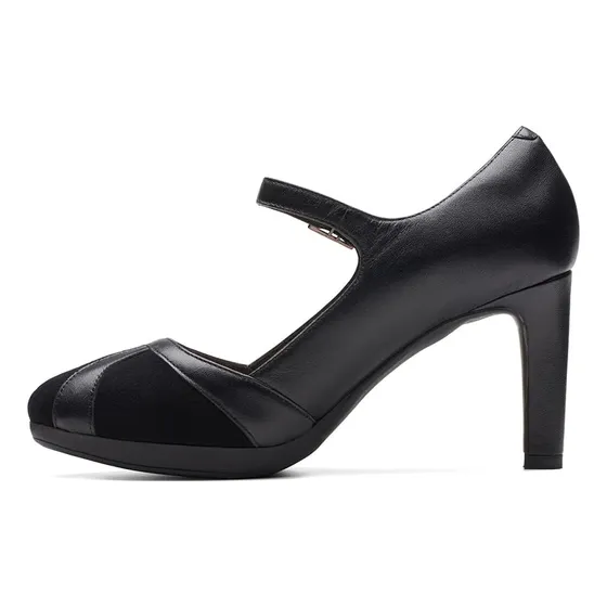 Zapato Mujer Clarks Collection Ambyr Light Black Combi