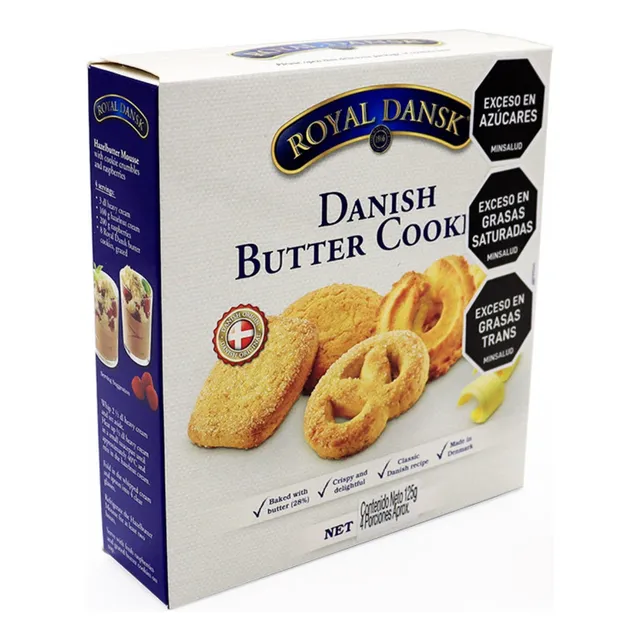 Galletas Danesas Royal Dansk 125g Sabor Mantequilla