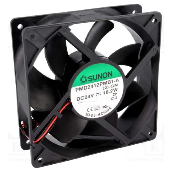 Sunon Ventilador Tubular Axial Cuadrado Cc In Largo Alto