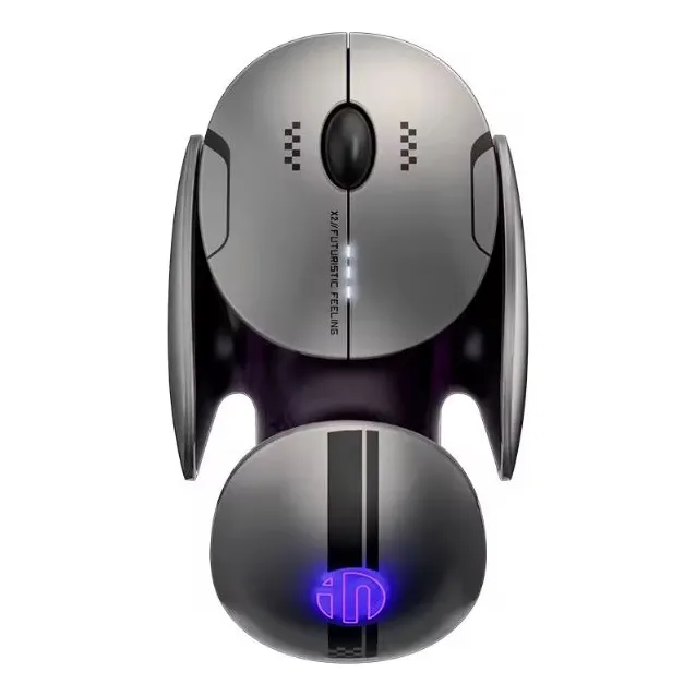 Raton De Tres Modos Mouse Inalambrico Recargable Inphic X2