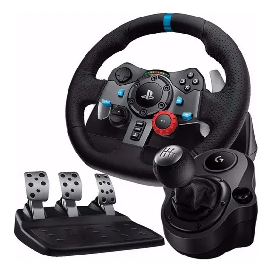 Volante para videojuegos Logitech G Kit G29 + palanca de cambios + pedalera color negro