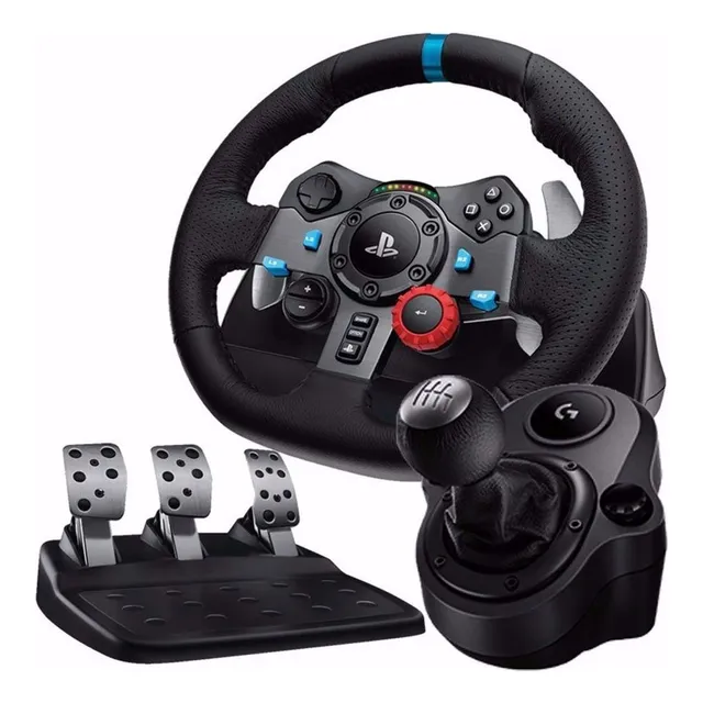 Volante para videojuegos Logitech G Kit G29 + palanca de cambios + pedalera color negro