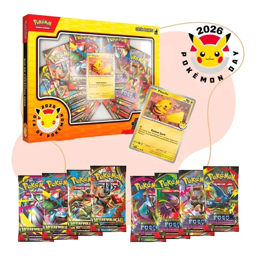 Box Pokémon Gerações Coleção Red & Blue Pikachu Ex 40744