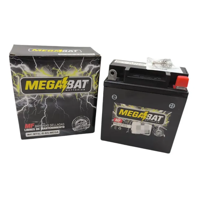 Bateria Cripton 110-115-fz16-pulsar135-ax4-yb5 Megabat