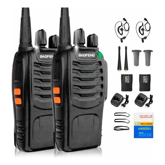 Walkie-talkie Baofeng BF-888S color negro | Cuotas sin interés