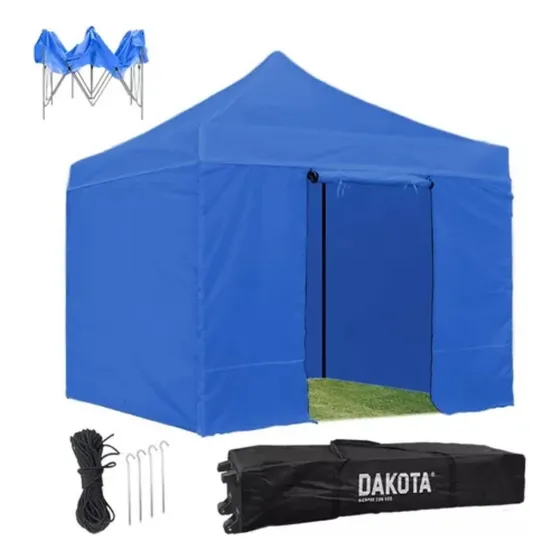 Gazebo 3x3 Techo Impermeable Plegable Patio Pastos Exterior