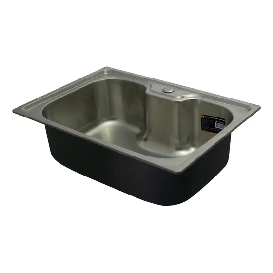 Lüsqtoff Simple BCHL60-8 bacha de cocina acero inoxidable color gris oscuro