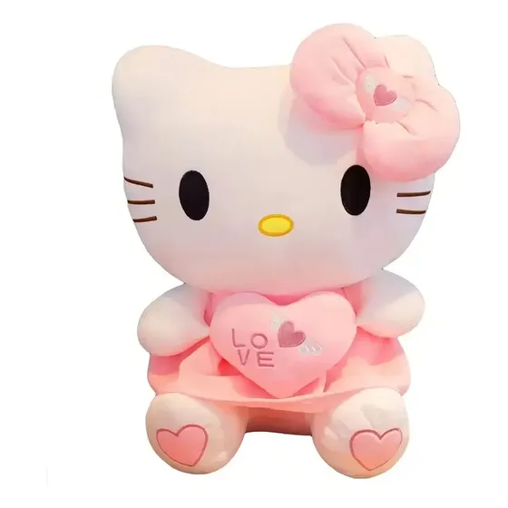 Peluche Hello Kitty Kawaii Cm 35 Terciopelo Suave De Felpa | Cuotas sin interés