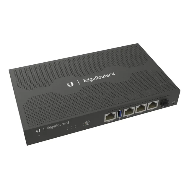 Ubiquiti - Edgerouter Er-4 , 3 Puertos 10/100/1000, 1 Sfp