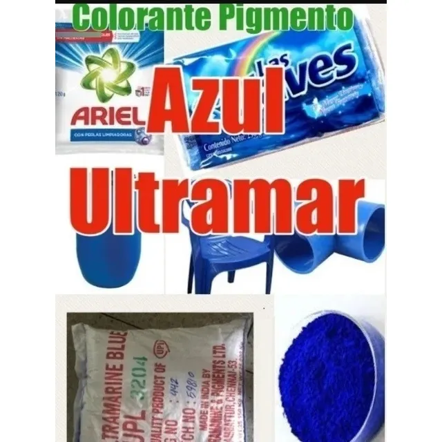 Azul Ultramar 1/2kg Colorante Pigmento Liposoluble India 