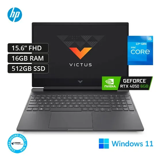 Laptop Hp Victus I5h 16gb Ssd 512 Rtx 4050 6gb