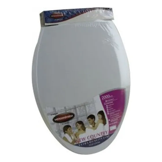 Asiento Para Inodoro Modelo New Country Vencerámica Blanco