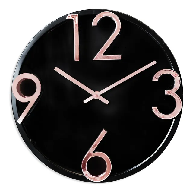 Reloj De Pared Analógico De Pvc, 30 Cm Diámetro - 12424