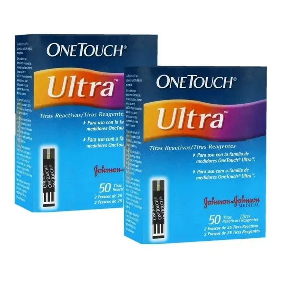 Tiras Reactivas One Touch Ultra Caja Con 50 Tiras