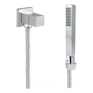 Ducha Higiênica 1/4 Volta Quadrada Luxo Flex 1,80m Ducha Higiênica 1/4 Volta Quadrada Luxo Flex 1,80m