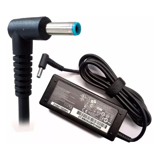 Cargador Hp Original De Notebook Puntero Celeste En Clicshop