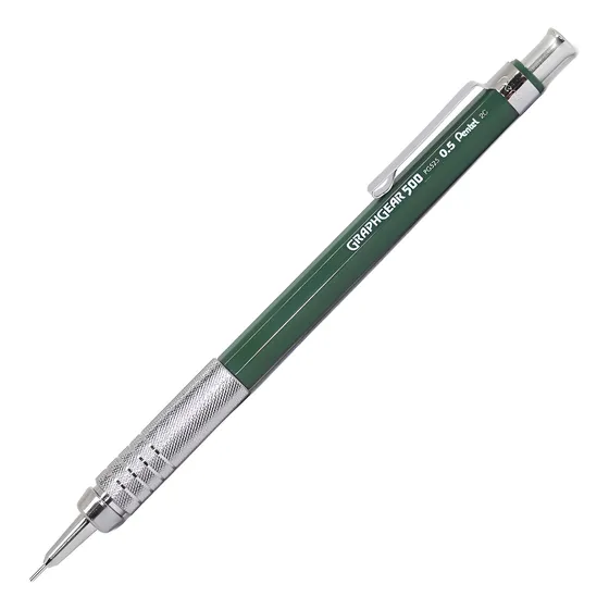 Lapiseira Pentel Graphgear 500 Escolha 0.3 0.5 0.7 0.9 E Cor