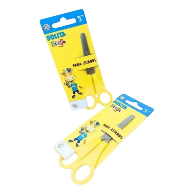 Tijeras Para Zurdos Punta Roma Escolar (2*und)
