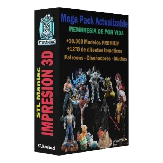 Pack Stl Premium - Actualizable De Por Vida - Stlmaniac
