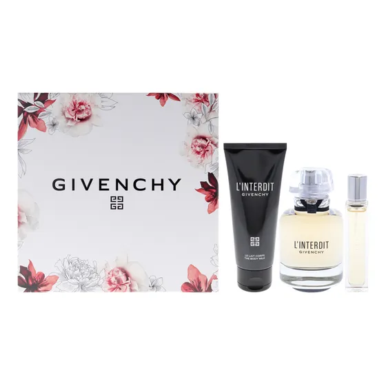 Set De Regalo Perfume Givenchy L'interdit, 3 Piezas, Edp, 80
