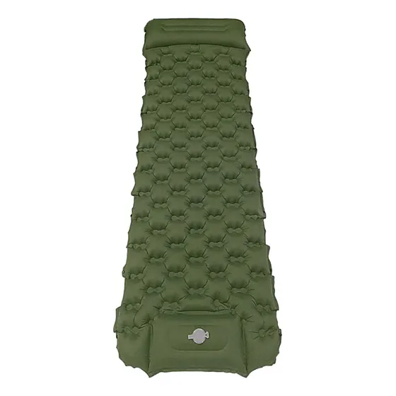 Colchon Inflable Discovery Comodo Y Suave Color Verde Militar