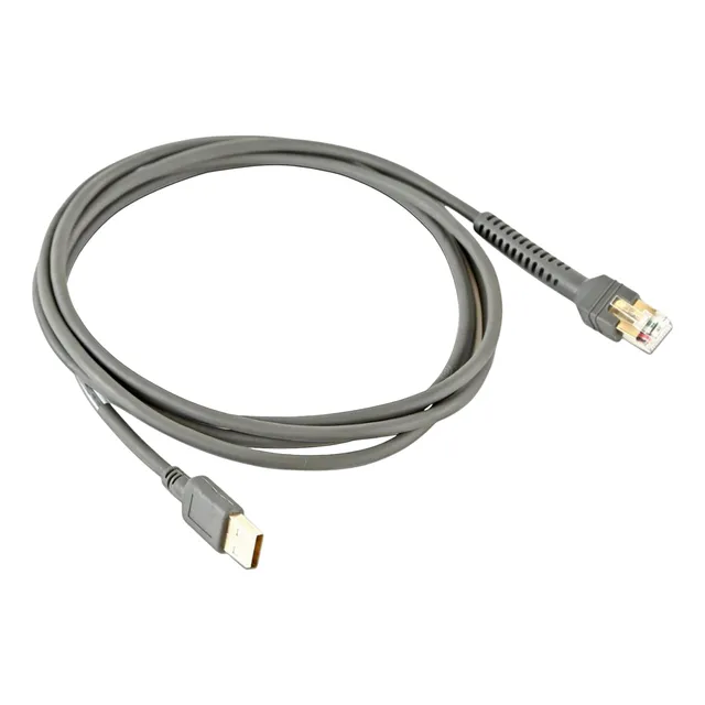 Zebra Cable Usb Macho Eas Macho, 2.1m Gris Cba-u21-s07zbr